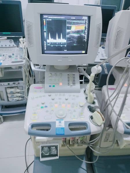 GE & Toshiba Color Doppler with Convex and Linear Probes 14