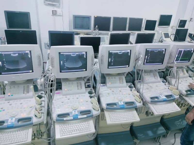 GE & Toshiba Color Doppler with Convex and Linear Probes 18