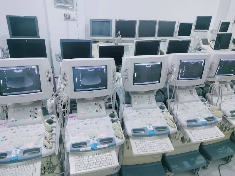 GE & Toshiba Color Doppler with Convex and Linear Probes 19