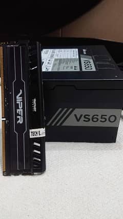 Patriots Viper 2133MHz 8GB x 2 RAM & Corsair Power Supply VS 650