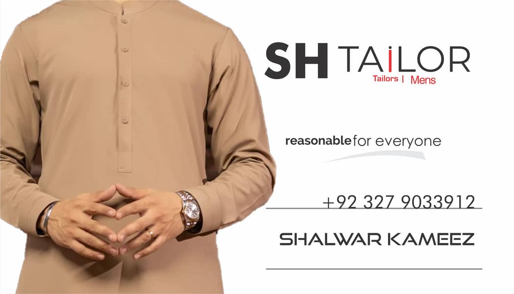 SH Tailor for Mens Shalwar Kameez Home made only 800 0