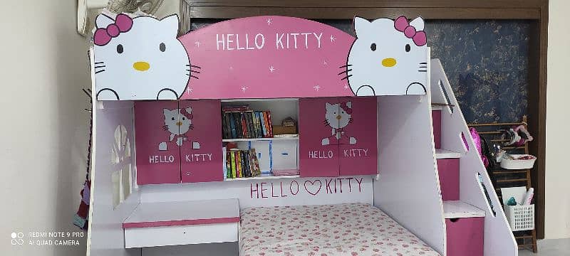 kids bunker bed hello kitty 12