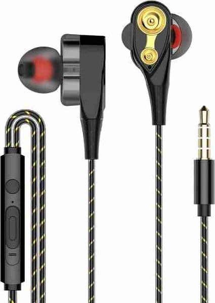 High Bass Dual Drive Handsfree With Transaprent Earbuds 2