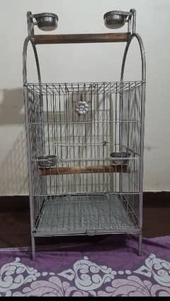 steel cage for big parrots