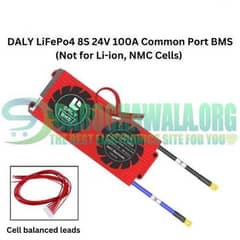 DALY Lifepo4 BMS 8s 24v 100a BMS For 24V Battery Pack In Pakistan
