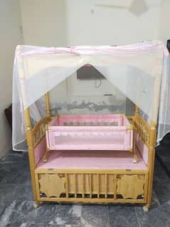 Baby coat with mosquito net