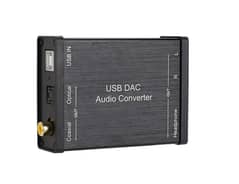 USB to Digital Coaxial Optical 3.5mm Sound Card Audio DAC Converter PC