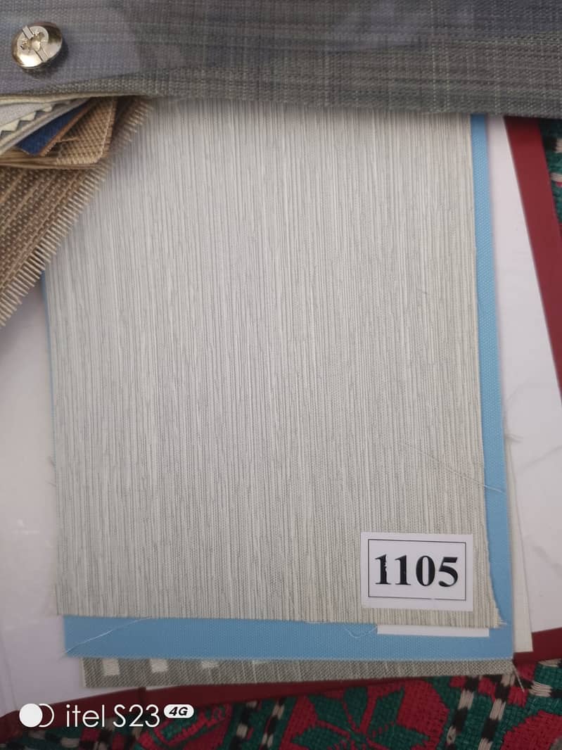 Roller blinds 03212913697  Vertical Wooden Mini Zebra blind 5