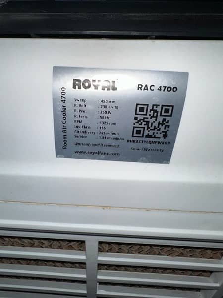 Royal RAC 4700 cooler ULTRA COOL AROMA 5