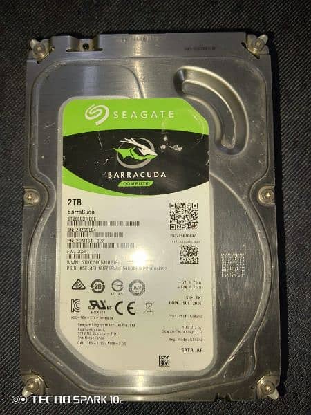 HARD DRIVE 2TB FOR PC AND DVR{03327944046} 0