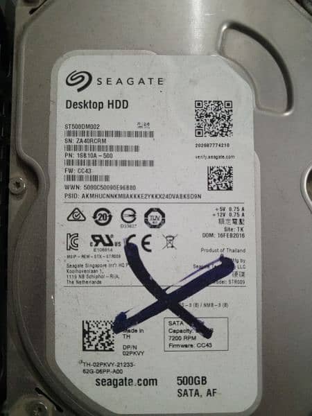 Seagate 500 Gb Desktop HDD 1
