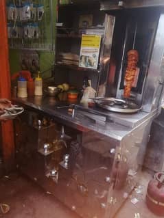 shawarma roll counter