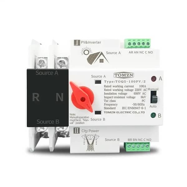 TOMZN ATS Automatic transfer switch - SOLAR 0