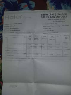 Haier New DC Inverter Just 20 Days Used