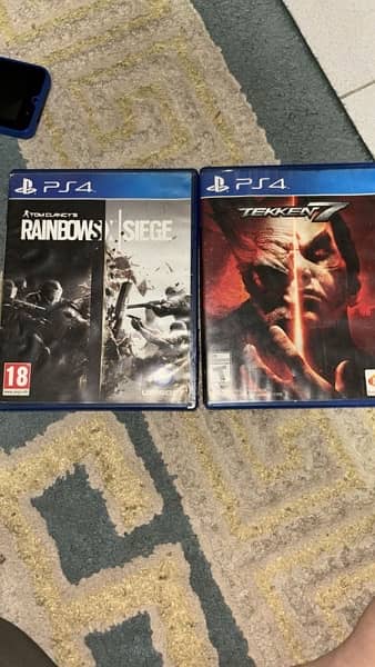 tekken 7 and rainbow six siege ps4 games price little negotiable 0