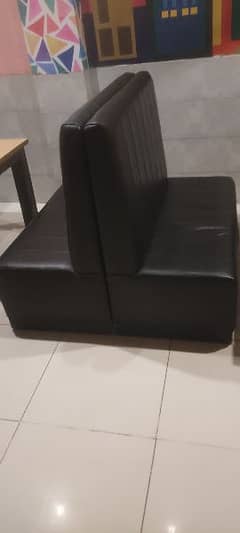Resturant 2 seater sofa & table