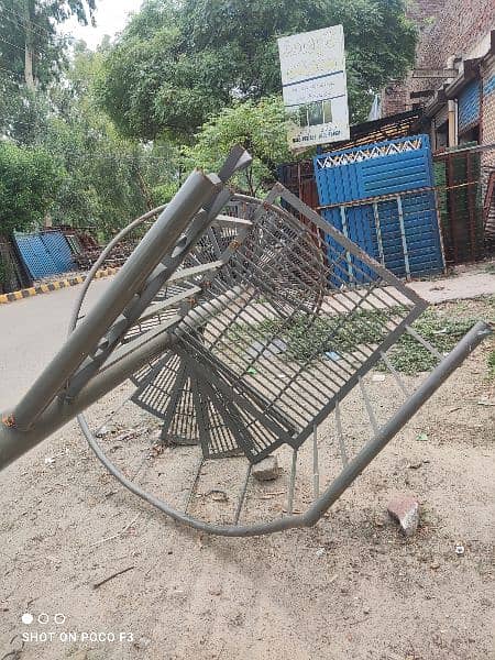 price . 73000. . . . . iron gool stair 13 feet height and 2.6  . . 0