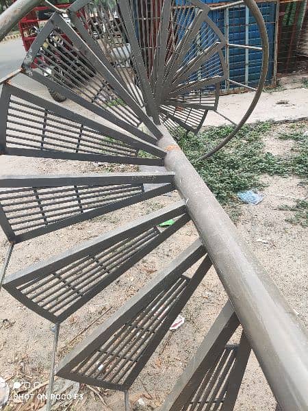 price . 73000. . . . . iron gool stair 13 feet height and 2.6  . . 2