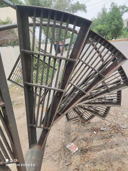 price . 73000. . . . . iron gool stair 13 feet height and 2.6  . . 3