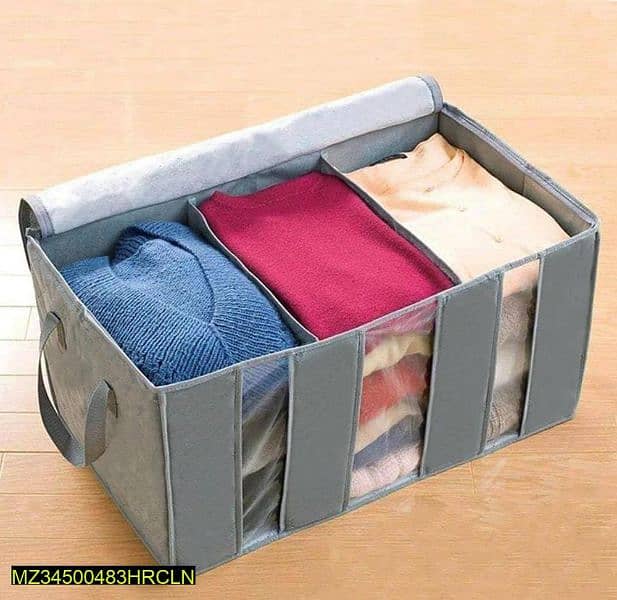 3 compartment clothes storage organizer 2