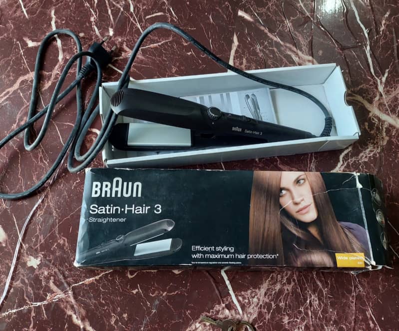 BRAUN satin-Hair 3 straightener 0