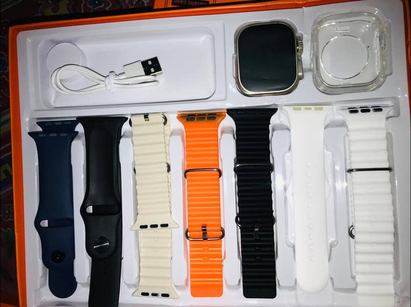 7 in 1 straps smart watch 0