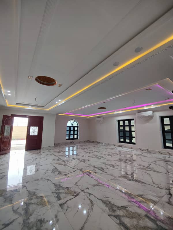 2Kanal Brand new semi furnished double basement with ground and upper(4floor) house for rent 16