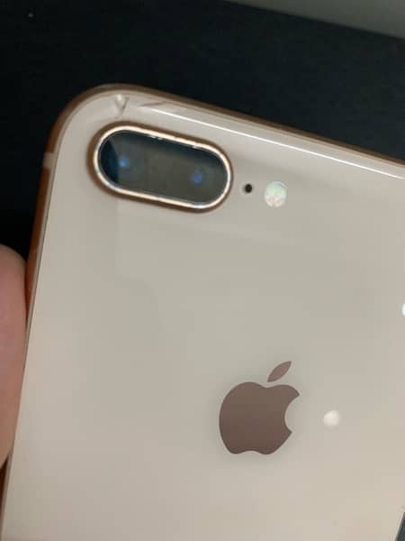 iphone 8 + little crack on back 3