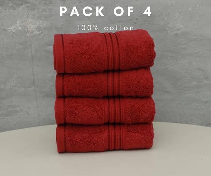 Pure Soft Cotton Towels for Bath, Face & Hands 6
