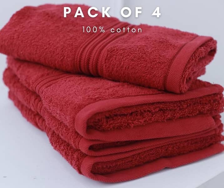 Pure Soft Cotton Towels for Bath, Face & Hands 8