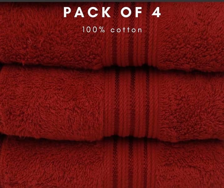 Pure Soft Cotton Towels for Bath, Face & Hands 10
