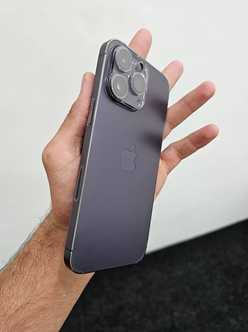 IPHONE 14 PRO MAX DEEP PURPLE FACTORY UNLOCKED 95% Health 1