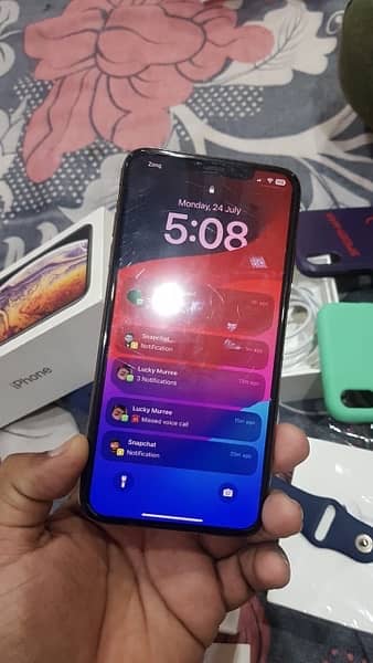 iphone xs max 256 gb dule sim physical approve 0