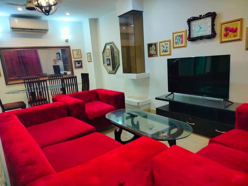 2 Bed Furnished Apartment for rent in Dha phase 8 ex air avenue 22