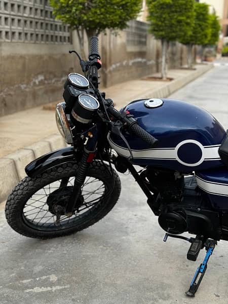 Modified Scrambler Cafe Racer Honda 125cc 3