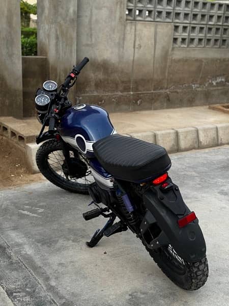 Modified Scrambler Cafe Racer Honda 125cc 4