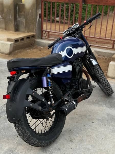 Modified Scrambler Cafe Racer Honda 125cc 6