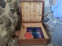 wooden storage box