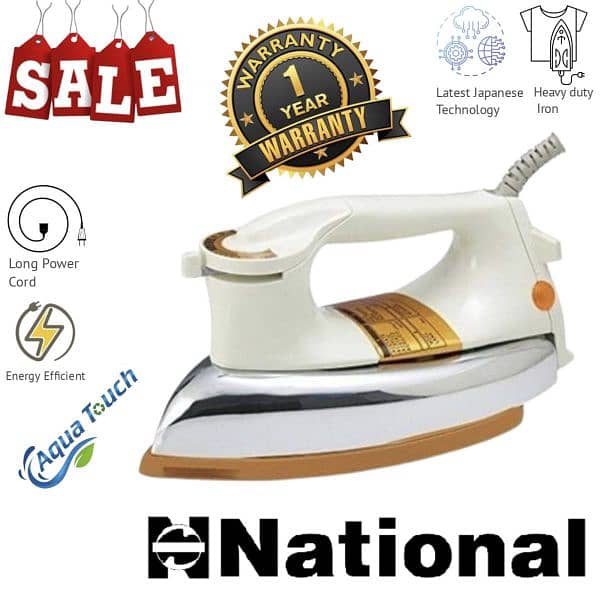 National dry iron            We have irons from every company for sale 2