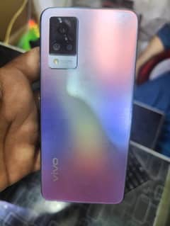 vivo v21 8 128 official pta  with box and charger