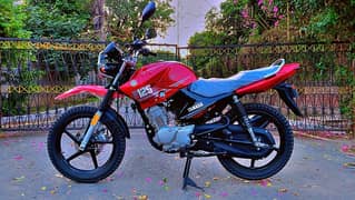 Yamaha YBR-G 2024 model “Red” color, only 2700kms driven
