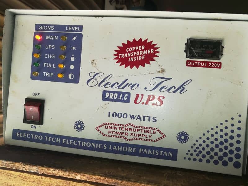 Electro Tech UPS 1