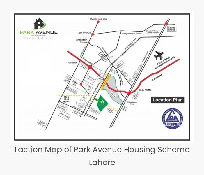 commercial on ground plots / Plaza Park Avenue Society LDA approved 6