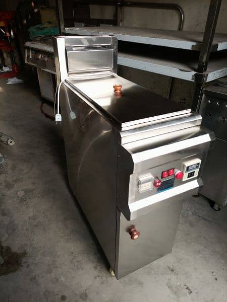 Deep fryer (16) litre Hot Plate/fryer /Display Counter SS Best quality 5