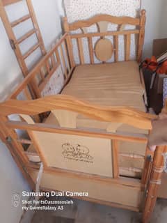baby bed with mattress