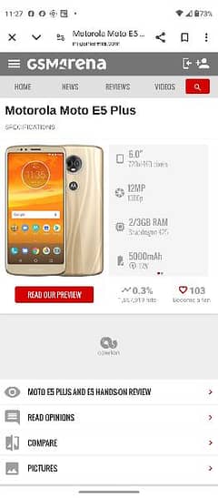 moto E5 plus panni pack stock 0