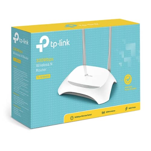 TP-LINK TL-WR840N 300Mbps Wireless N Router with Internal Antenna, 4 L 1