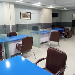 Furnished office available for rent in Bahria town phase 4 Civic center