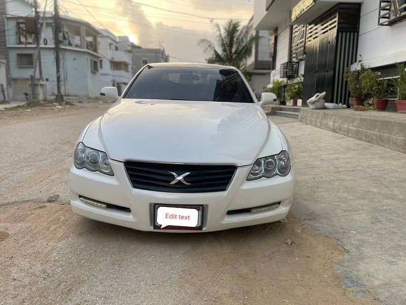 Toyota Mark X 250 G Preal white color 0