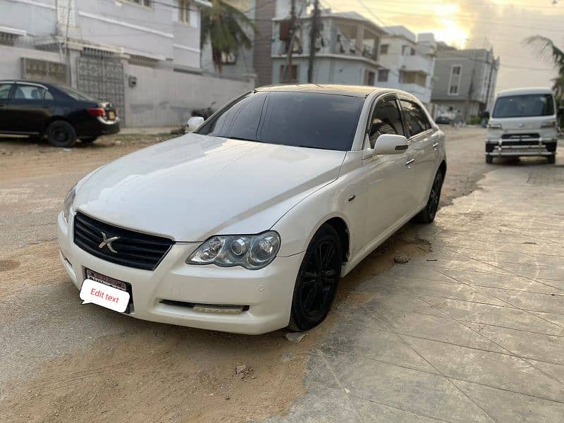 Toyota Mark X 250 G Preal white color 2